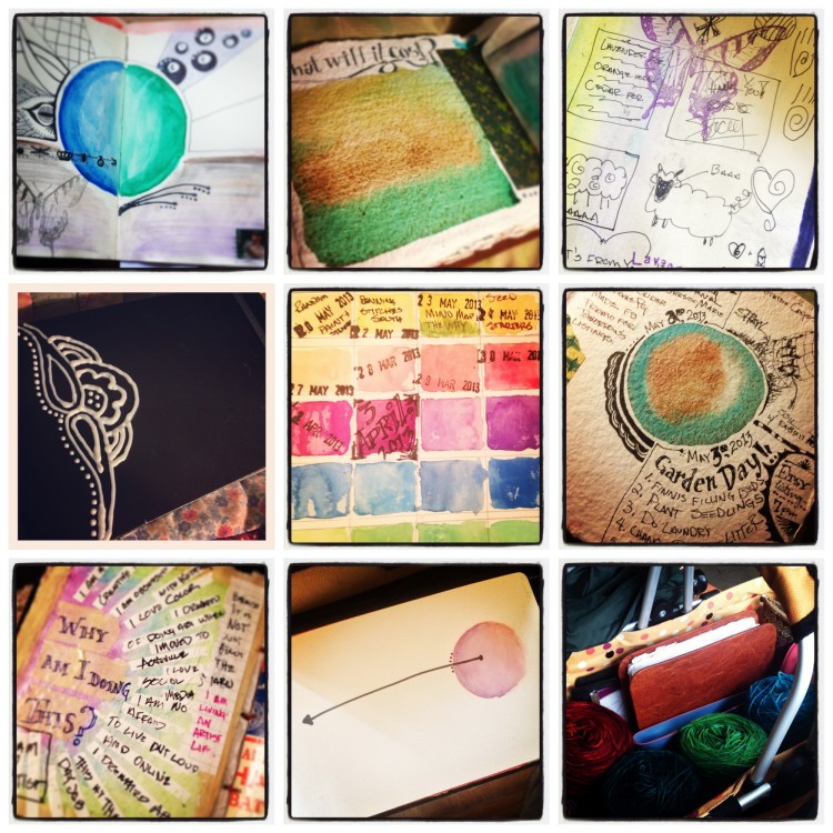 journaling collage