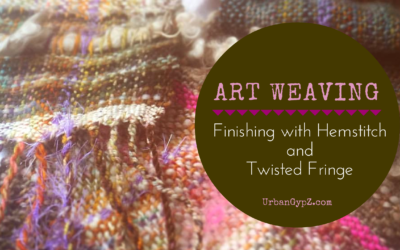 Art Weaving: Finishing with a Hemstitch and Twisted Fringe