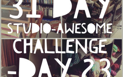 Studio Awesome Challenge Day 23: When bad things happen to good yarn