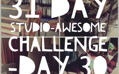 Studio Awesome Challenge Day 30: what did and did not get done