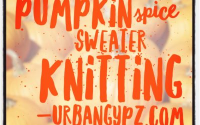 Pumpkin Spice Sweater Knitting